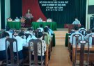 Hội đồng dân xã Nga Phú khoá XX tổ chức kỳ họp thứ năm
