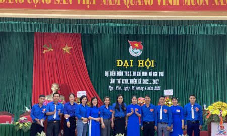 Đoàn thanh niên cộng sản Hồ Chí Minh xã Nga Phú tổ chức Đại hội đại biểu lần thứ XXVIII, nhiệm kỳ 2022 - 2027